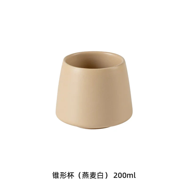 Retro Style Small Ceramic Mug Multipurpose Beverage Cup for Coffee Tea Milk Water Home Office Kitchen Gift