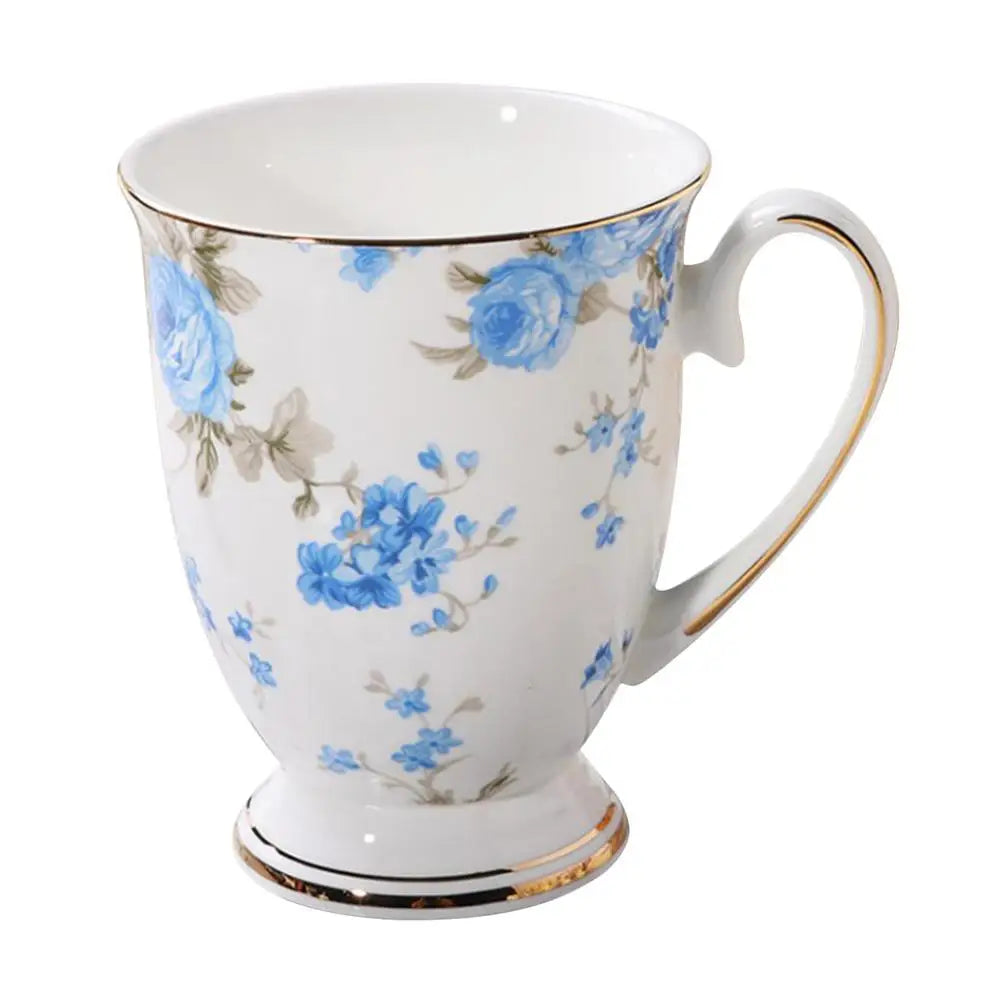 300ml Ceramic Coffee Cup Patterned Tea Milk Coffee Mug For Tea Porcelain Travel Cup Large Capacity Ceramic Nice Gifts