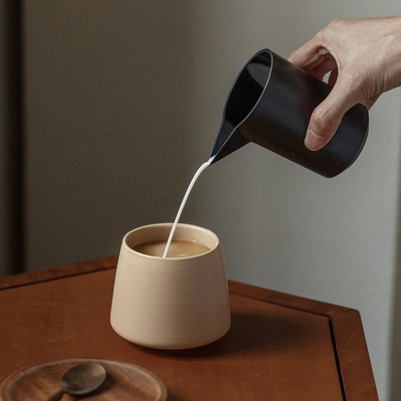 Retro Style Small Ceramic Mug Multipurpose Beverage Cup for Coffee Tea Milk Water Home Office Kitchen Gift