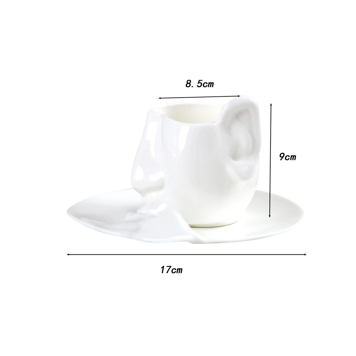 Ceramics Coffee Mug Novelty Fat Belly Mug with Handle Hot Cold Water Drinks Cup for Wedding Kitchen Household Drinkware