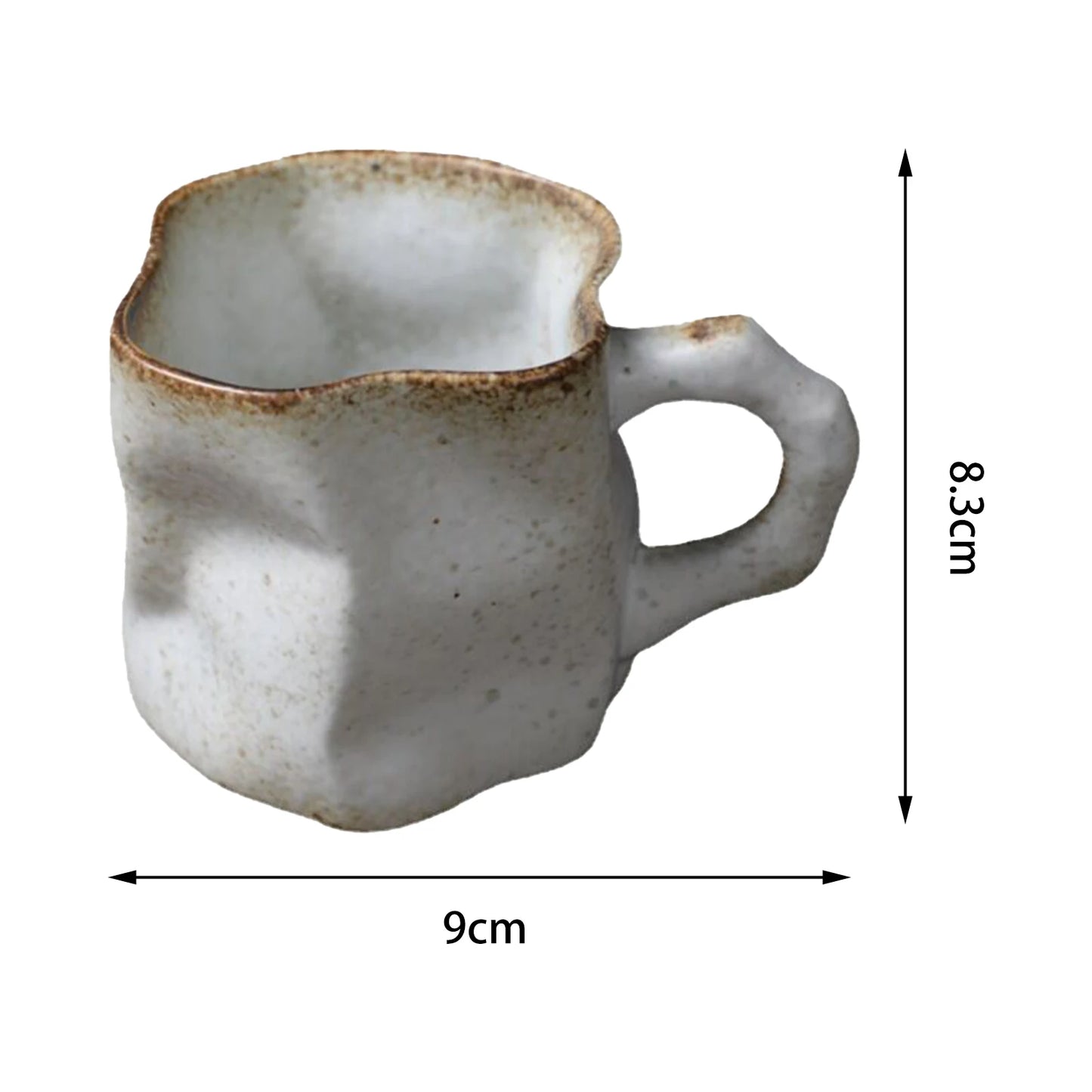 Ceramics Coffee Mug Novelty Fat Belly Mug with Handle Hot Cold Water Drinks Cup for Wedding Kitchen Household Drinkware