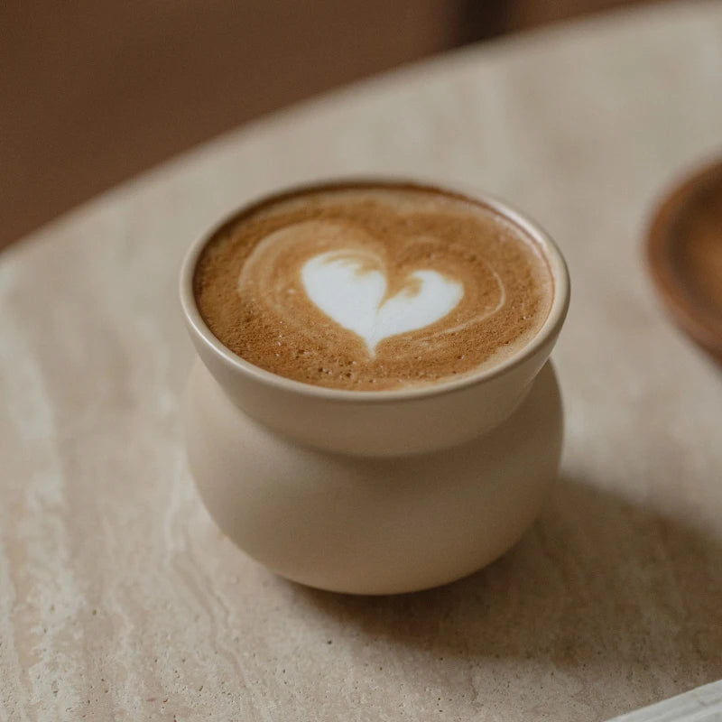 Retro Style Small Ceramic Mug Multipurpose Beverage Cup for Coffee Tea Milk Water Home Office Kitchen Gift