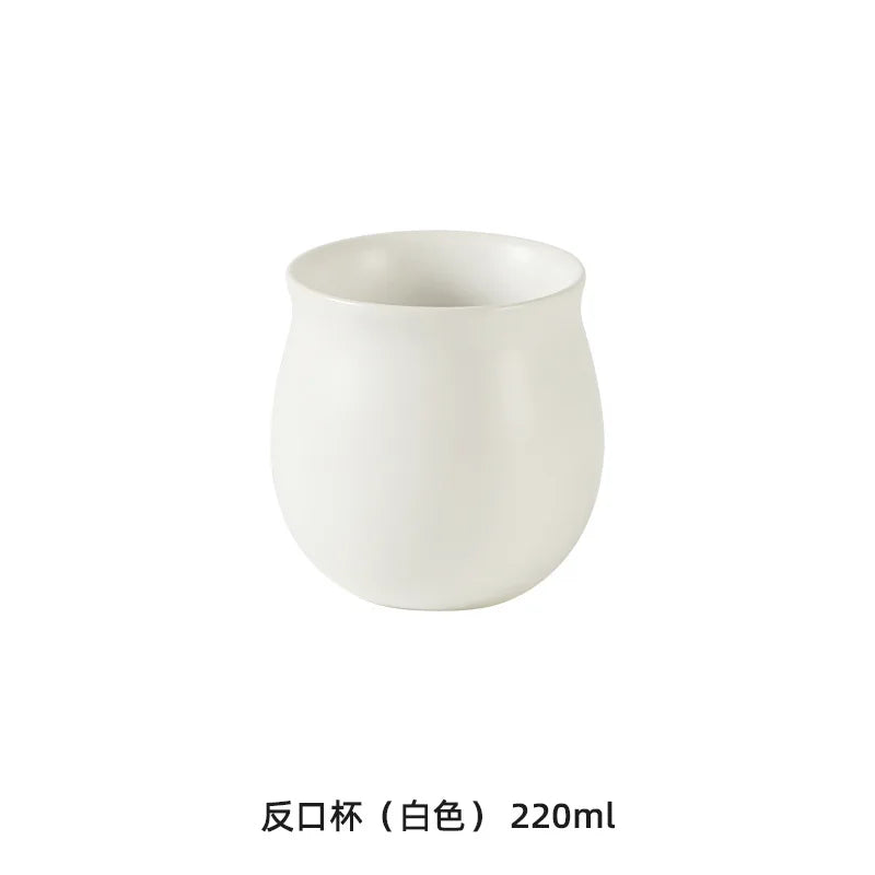 Retro Style Small Ceramic Mug Multipurpose Beverage Cup for Coffee Tea Milk Water Home Office Kitchen Gift