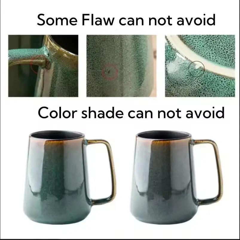 700ML/24OZ Giant Ceramics Coffee Mug: Perfect Large Chinese Teacup for Water, Juice & Milk, Ideal for Office & Home, Microwave