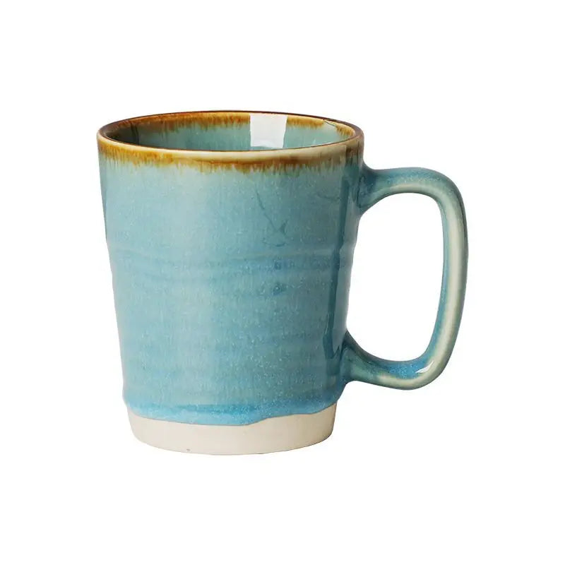 Mug Kiln Transformation Coffee Cup Home Retro Drinking Ceramic Cup Breakfast Milk Cup