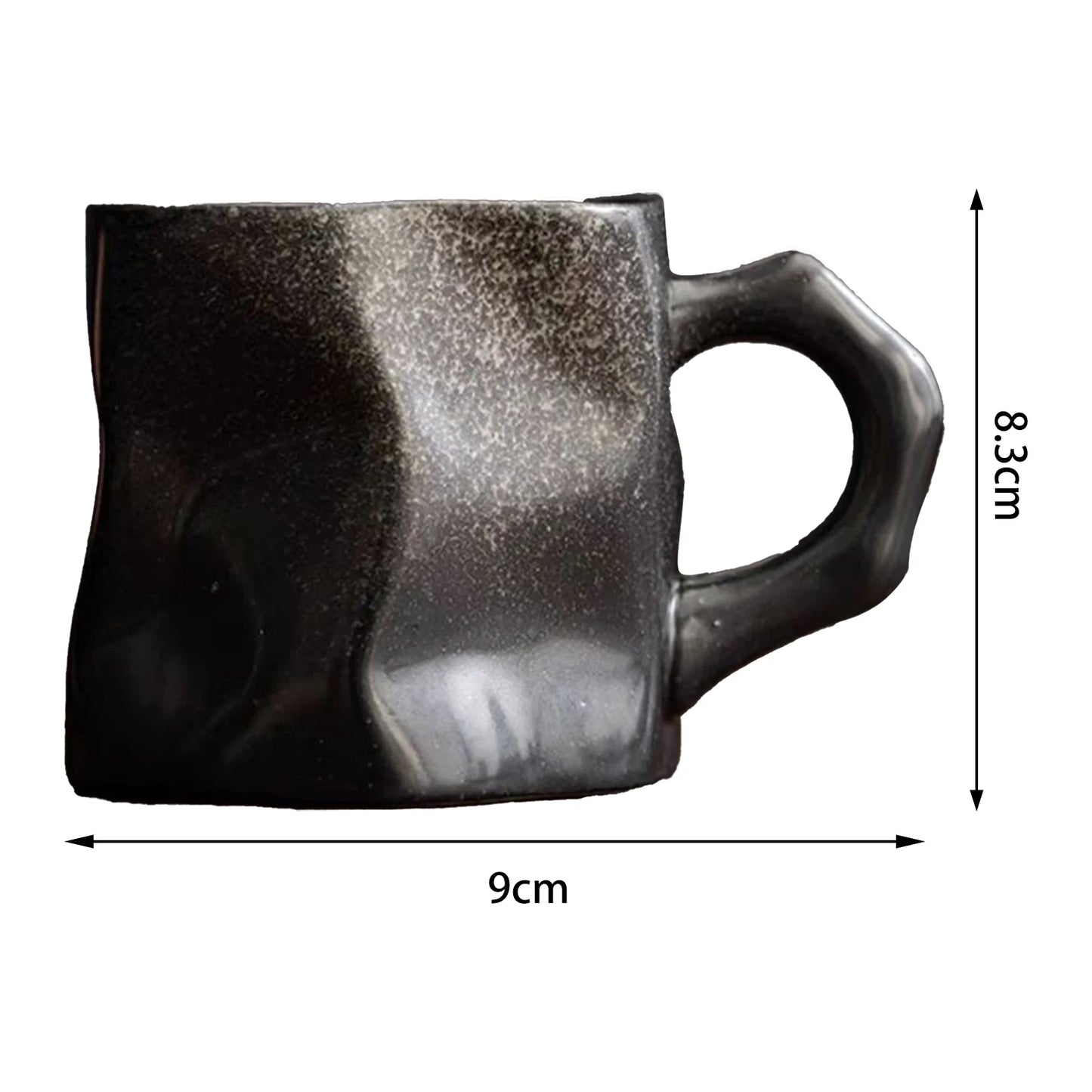 Ceramics Coffee Mug Novelty Fat Belly Mug with Handle Hot Cold Water Drinks Cup for Wedding Kitchen Household Drinkware