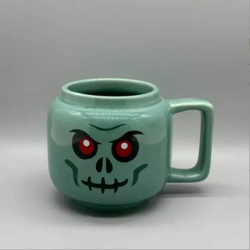 Smile Ceramic Mug Cartoon Coffee Milk Tea Water Cup Cute Funny Expression Children Milk Mug Household Water Cup