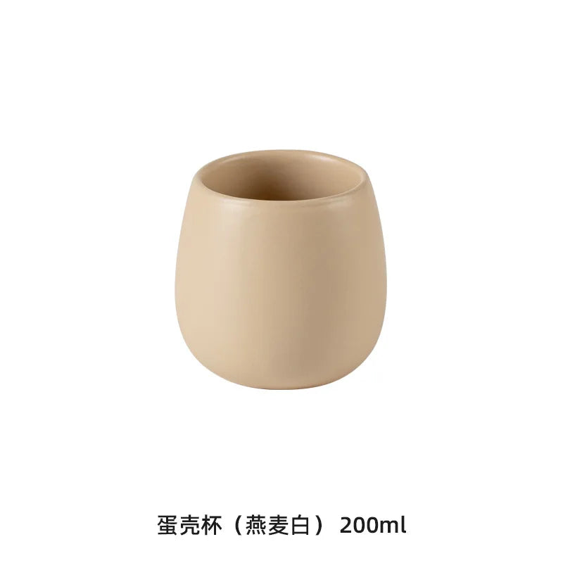 Retro Style Small Ceramic Mug Multipurpose Beverage Cup for Coffee Tea Milk Water Home Office Kitchen Gift