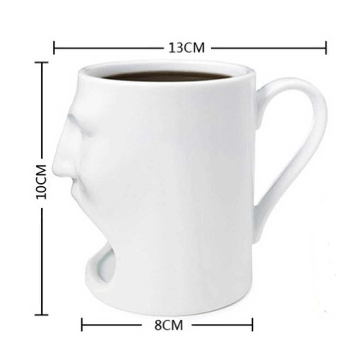 Ceramics Coffee Mug Novelty Fat Belly Mug with Handle Hot Cold Water Drinks Cup for Wedding Kitchen Household Drinkware