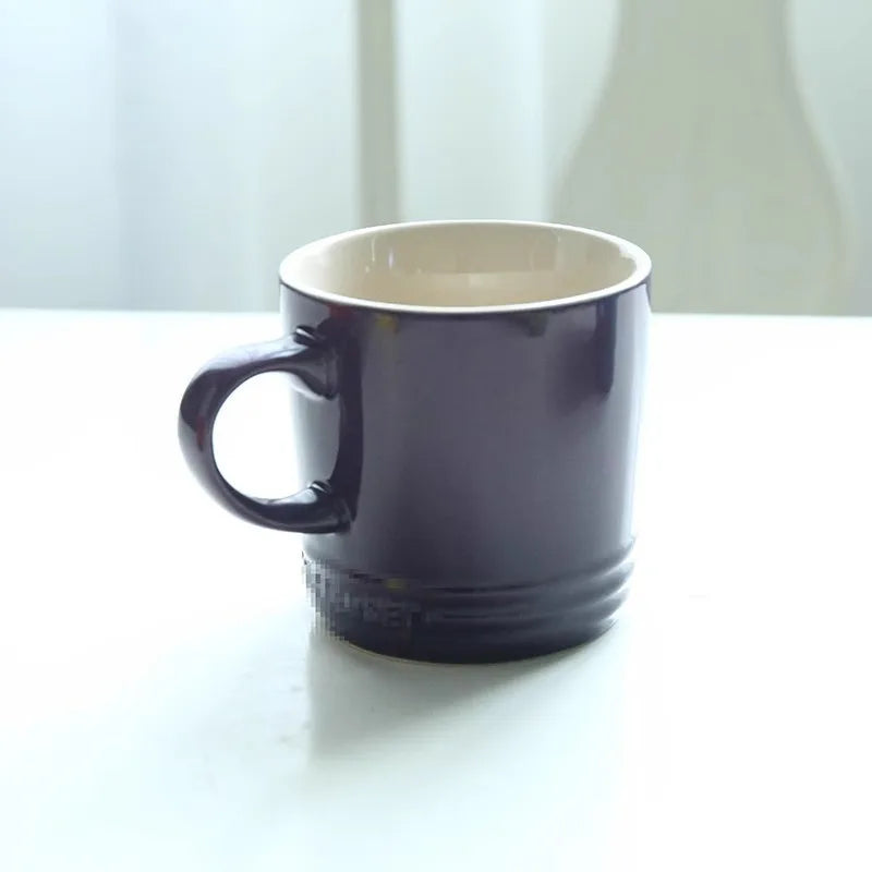 350 Mlnew Creative Macaron Mug Nordic Style Color Gradient Mug Gradient Color Cool Color Rainbow Cup Ceramic Cups With Hand Gift