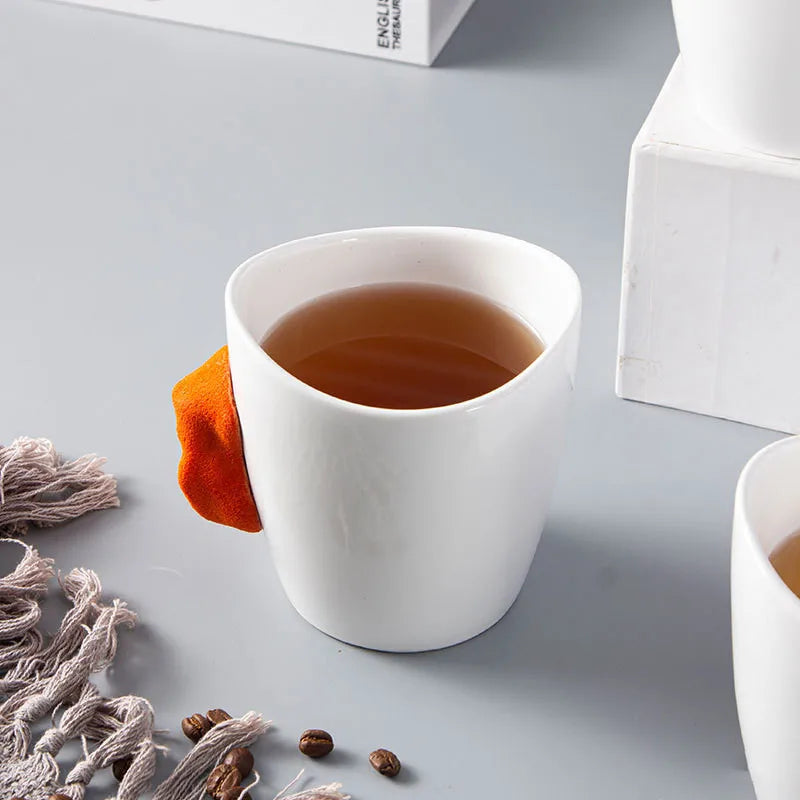 Creative Irregular Large Capacity Mugs Ins Home Climbing Ceramic Mug High Value Coffee Water Cup