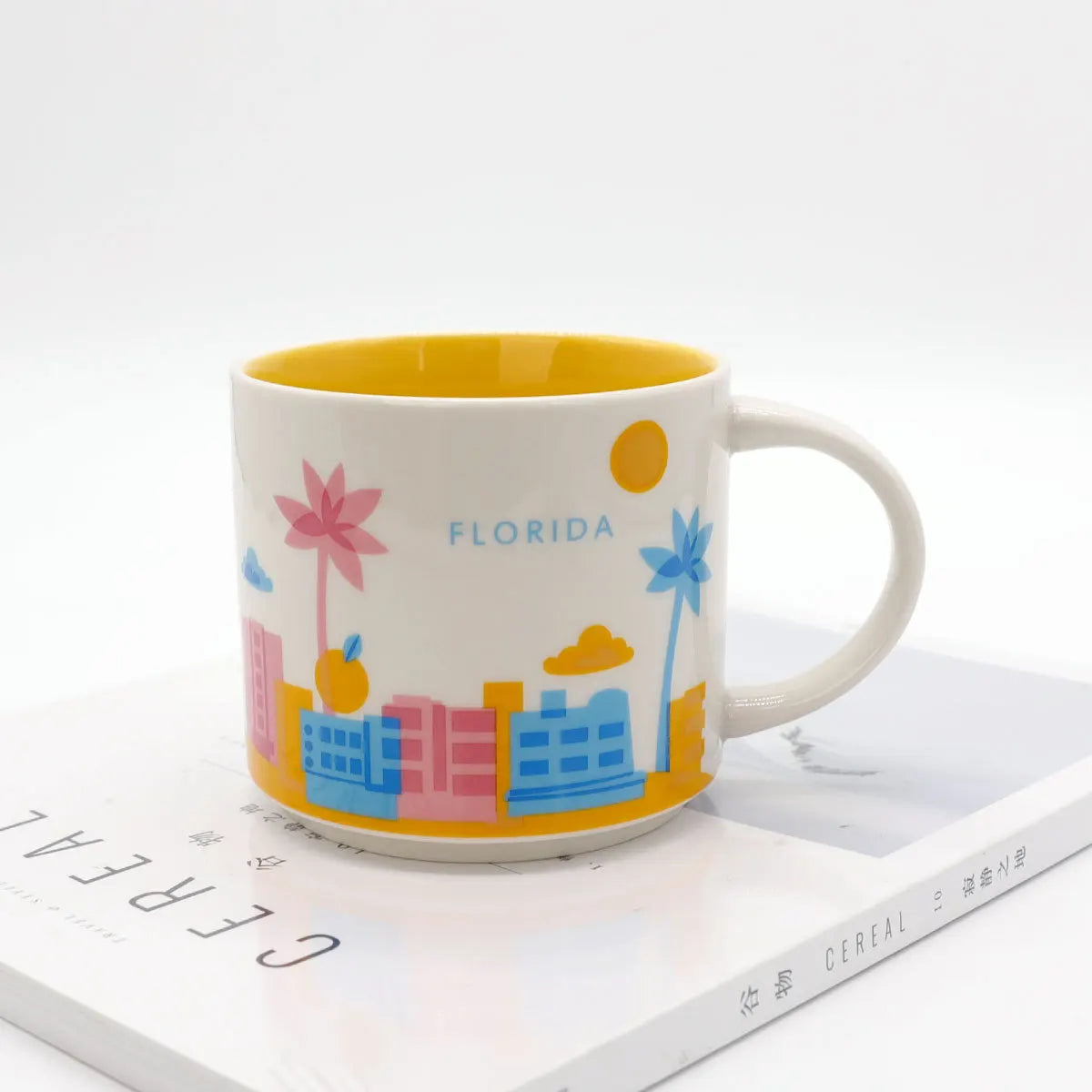 Ceramic Coffee Mug, American and Europe, New York, Los Angeles, Milk Cup, Beautiful Gifts, Party Return Gifts, 400ml